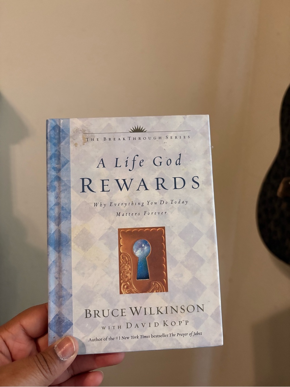 Amazon Blue and White 'A Life God Rewards' Hardcover Book by Bruce Wilkinson